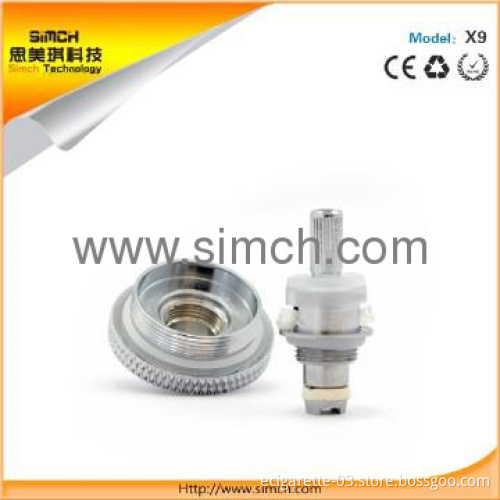 Changeable Coil x9 e cigarette cobra genesis a8 tank atomizer